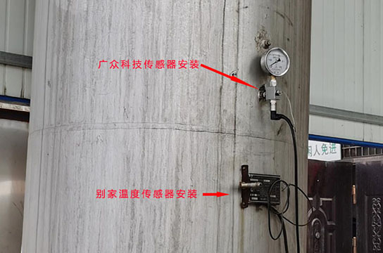 廣眾儲氣罐超溫保護裝置的安裝 植入式傳感器準(zhǔn)確度高